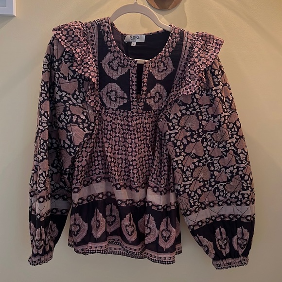 Sea New York Quilted sleeve top - Picture 4 of 7